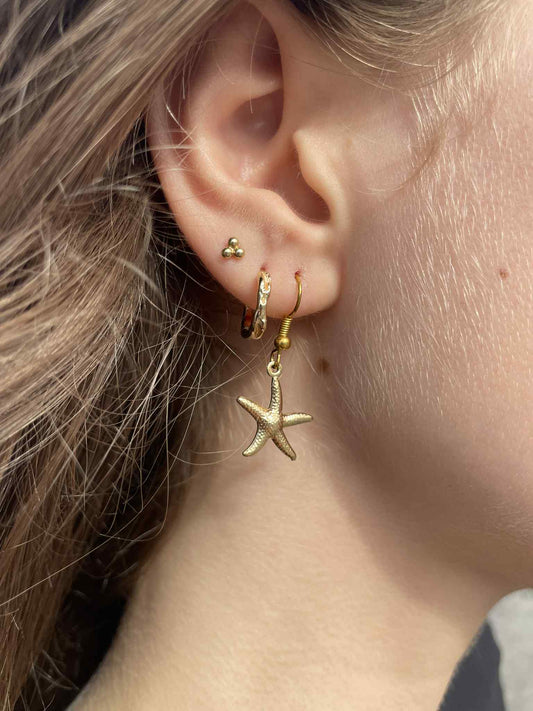 Søstjerne øreringe