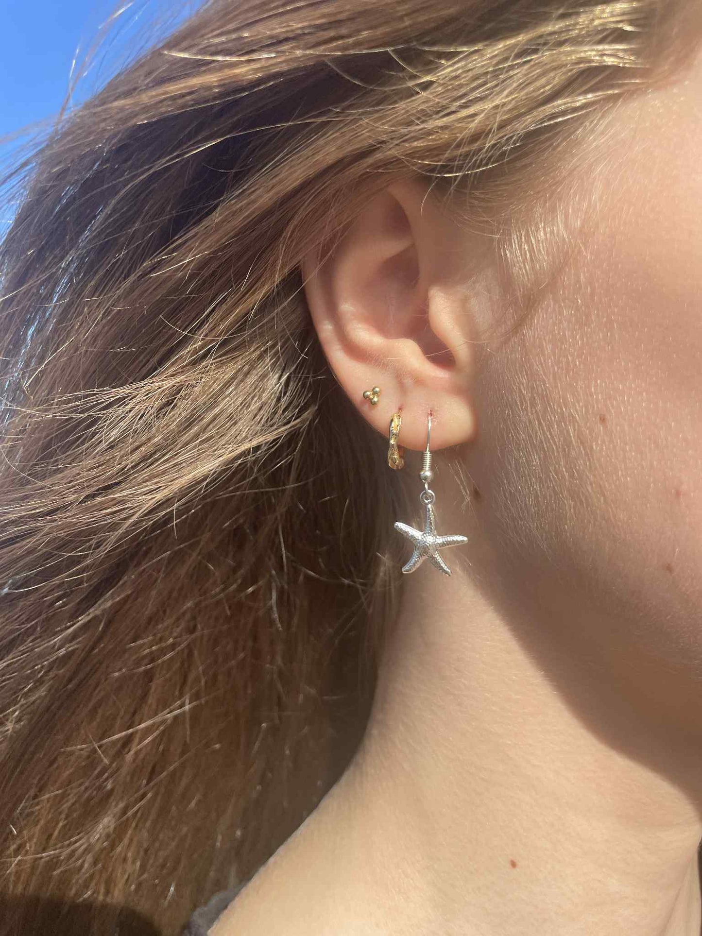 Søstjerne øreringe